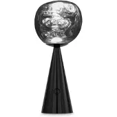 Tom Dixon Melt Portable LED -pöytävalaisin 28,5 cm Musta