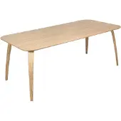 Gubi suorakulmainen ruokapöytä Oak