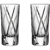 Orrefors City shottilasit 2-pack 1 set Kirkas