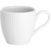 Pillivuyt Plissé espressokuppi 9 cl Valkea