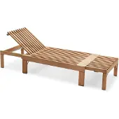 Skagerak Riviera solsäng tiikki