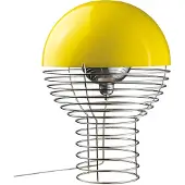 Verpan Pöytävalaisin , Wire Small, Metallinsävyinen, Olohuone, Metalli, Design