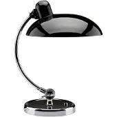 Fritz Hansen Pöytävalaisin , Kaiser Idell 6631-T Luxus, Musta, Olohuone, Metalli, Design