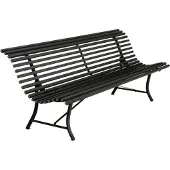 Fermob Louisiane sohva 200 cm Liquorice