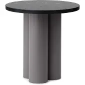 Normann Copenhagen Dit sivupöytä Ø40 cm Harmaa-Musta-marquina