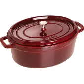 Staub La Cocotte ovaali pata valurauta 5,5 L Grenadiininpunainen