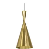 Tom Dixon Beat Pendant Tall Brass LED