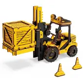 Robotime 3D puinen palapeli, Haarukkatrukki, 139 osaa, , TG413K