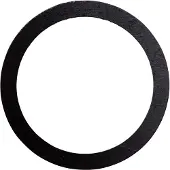 Elvedes Bottom Bracket Plastic Spacers 20 Units Musta 30 x 24 x 0.5 mm