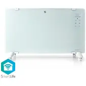 Nedis Wifi keraaminen 1500W PTC-tuuletinlämmitin