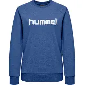 Hummel Go Cotton Logo Collegepaita - Sininen Nainen, koko Small