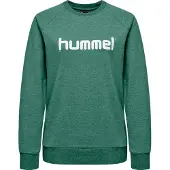 Hummel Go Cotton Logo Collegepaita - Vihreä Nainen, koko XX-Large