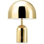 Tom Dixon Ulkovalaisin , BELL PORTABLE, himmennettävä, Kulta / messinki, Olohuone, Muovi, Design