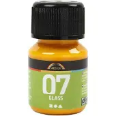 Creativ Company Permanent Glass Paint - Keltainen 30ml