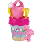 Androni Bucket set Flamingo 6 pieces.