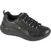 SKECHERS for woman. 150061 Leather Sneakers Arch Fit 2.0 Star Bound black (39), 3 to 5 cm, Laces, Casual
