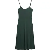 Superdry for woman. W8011419A Green open back knit dress (M), Casual, Viscose, Modal, Sleeveless / Straps