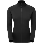 Montane F Protium Jacket, fleece, naiset, musta