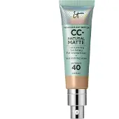 IT Cosmetics CC+ Cream Natural Matte Foundation SPF40, 10 Neutral Medium