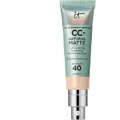IT Cosmetics CC+ Cream Natural Matte Foundation SPF40, 04 Fair Beige
