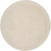 Kave Home Marely-matto valkoinen ⌀ 200 cm