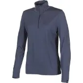 Ivanhoe Women's Underwool Stella Half Zip Steelblue Kerrasto yläosat 42