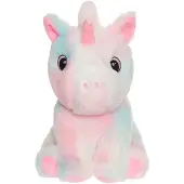 Teddykompaniet Unicorn, Rainbowcoloured, Pink - Pink - 26 cm