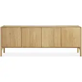 Ethnicraft PI Sideboard Tammi, 4 ovea