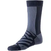 ON Women's Performance High Sock Black/Shadow Urheilusukat Black - Shadow XL