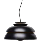 Fritz Hansen Riippuvalaisin , Concert P1, himmennettävä, Musta, Olohuone, Metalli, Design