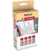 Talens Art Creation Tekstiilivärit Setti 4 x 50 ml Pastel