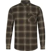Seeland Glen Flannel Shirt Men Pine Green Check M