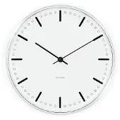 Arne Jacobsen AJ City Hall seinäkello, 29 cm
