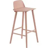 Muuto Nerd baarituoli, 75 cm, tan rose