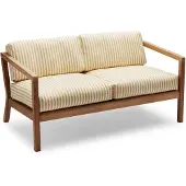 Skagerak , Virkelyst 2-Seater Golden Yellow Stripe Teak