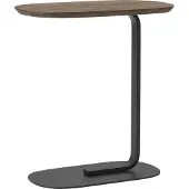 Muuto Relate sivupöytä, k. 60,5 cm, savustettu massiivitammi - musta