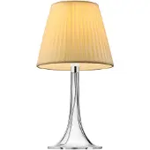 Flos Design-pöytävalaisin MISS K, himmennettävä, Kerma/meripihka, Eteinen, Synteettinen materiaali, Design