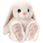 Keel Toys Pehmeä pehmoinen kani - Valkoinen