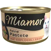 Miamor 24x85g Pâté siipikarjanmaksa kissan märkäruoka
