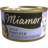 Miamor 24x85g Pâté kalalajitelma 3 makua kissan märkäruoka