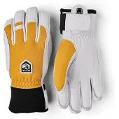 Hestra Army Leather Patrol - 5 Finger Mustard Lasketteluhanskat 11