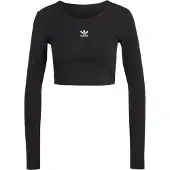 Adidas Originals Essentials Ribbed Crop Pitkähihainen Paita