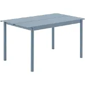 Muuto Linear Steel Ruokapöytä 140X75 cm Pale Blue