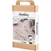 Creotime Starter Craft Kit Jewellery Classic Beads Helmiä Rannekoruille
