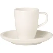 Villeroy & Boch Artesano Original Espressokuppi Pikkulautasella - Espressokupit Posliini Valkoinen - 111398-111401