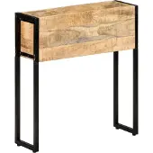 vidaXL Kukkalaatikko 60x20x68 cm karkea mangopuu