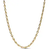 Pandora Figure Of 8 Chain Link 14K Gold-Plated Necklace - Gold - 50 CM