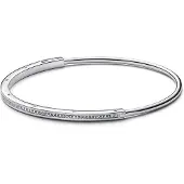 Pandora Signature hopeinen zirkonia rannekoru 592313C01-1 16 cm