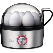 Solis Egg Boiler & More 8272, 7 munaa, Metalli, musta, Harmaa, 400 W, 170 mm, 170 mm