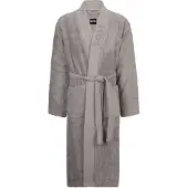 Boss Home Plain Bath Robe - Grey - S
